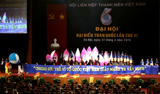  Đại hội đại biểu toàn quốc Hội LHTN Việt Nam lần VI.